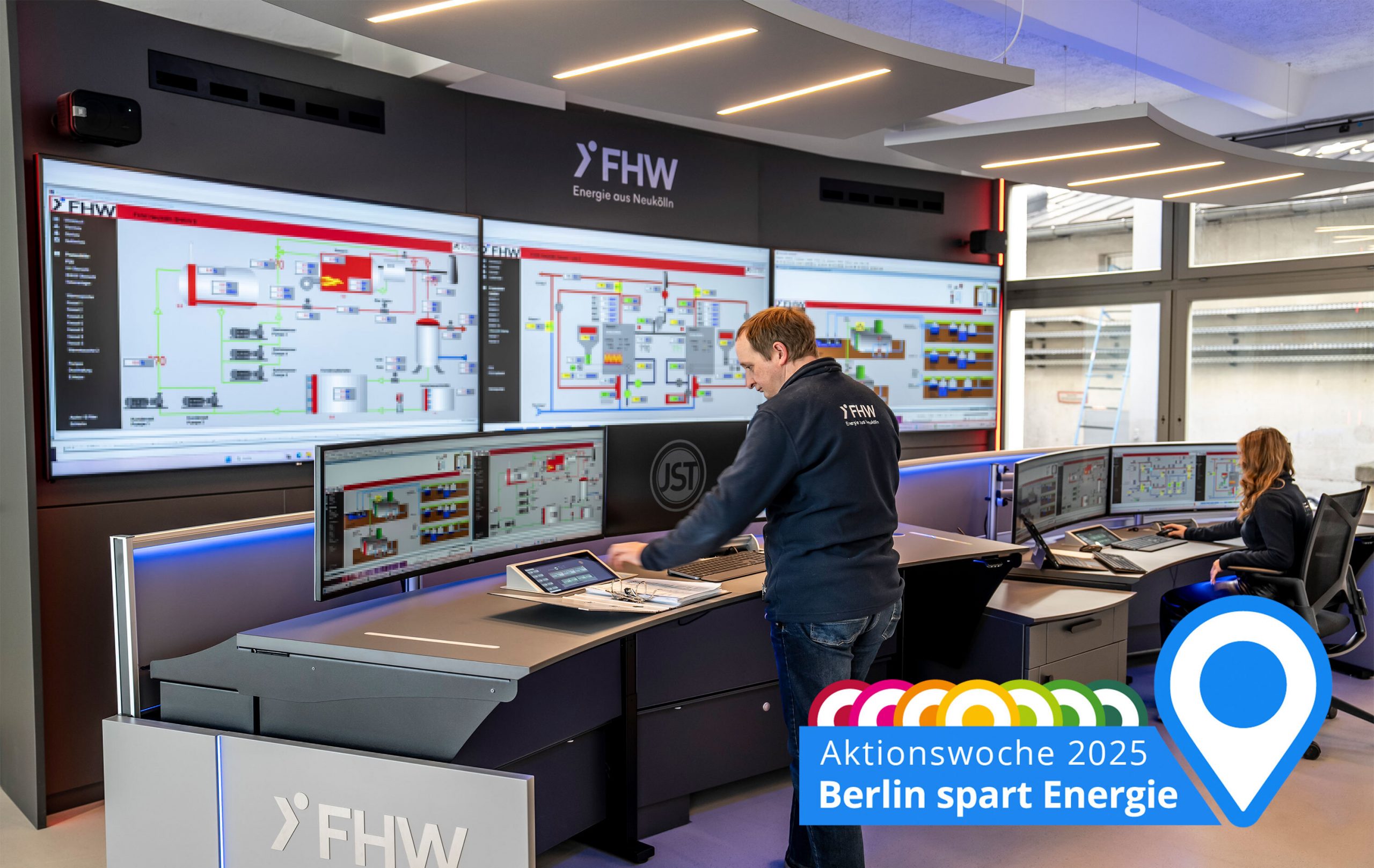Die modernste Fernwärmesteuerung der Hauptstadt öffnet sich für Interessierte